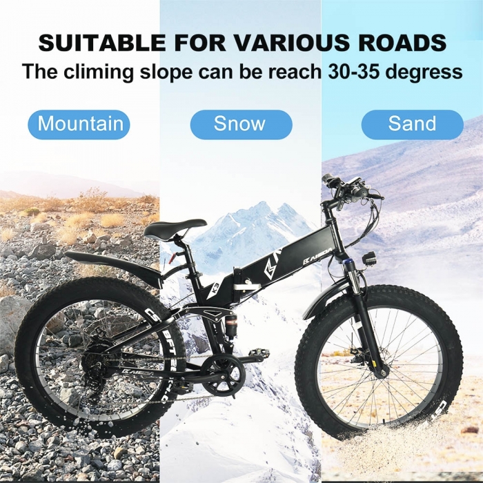 off road folding electric bike