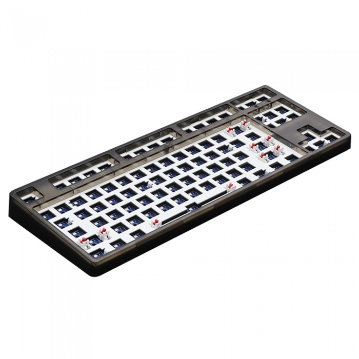 ACGAM MMD87 BT5.0 2.4G Type-C Connection 87 Keys Hot-Swappable Mechanical  Keyboard DIY Kits - Black